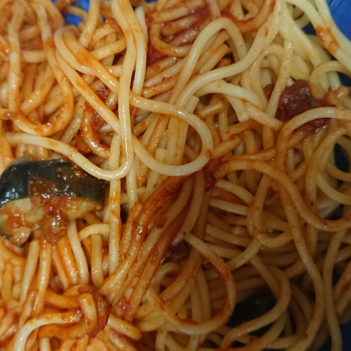 なすミートソースパスタ